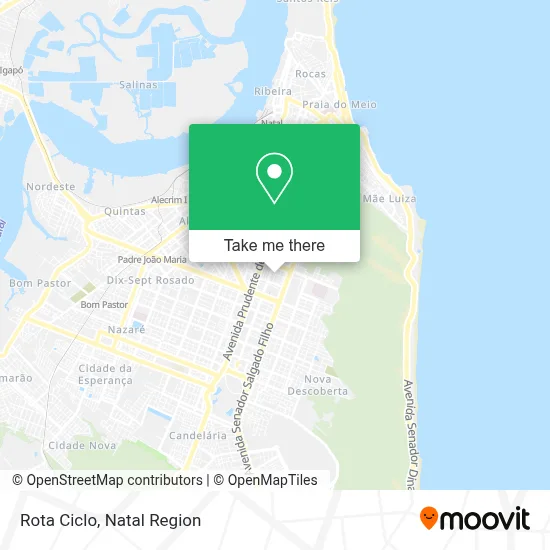 Rota Ciclo map