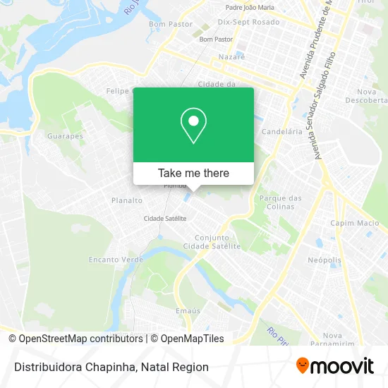 Distribuidora Chapinha map