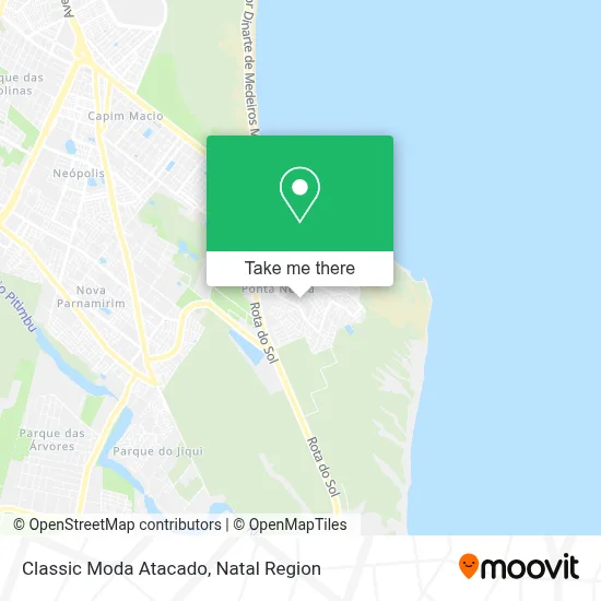 Classic Moda Atacado map