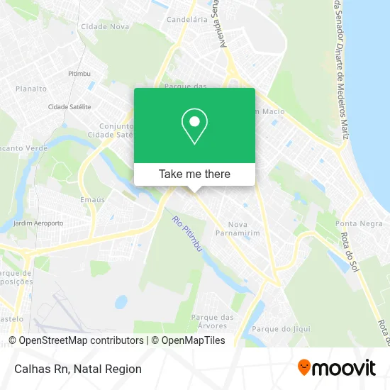 Calhas Rn map