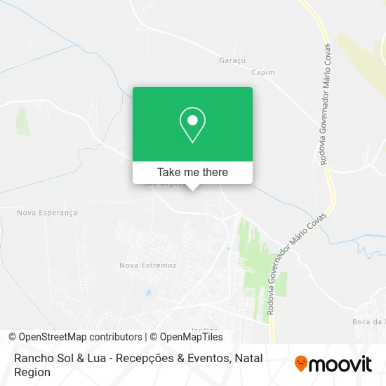 Rancho Sol & Lua - Recepções & Eventos map