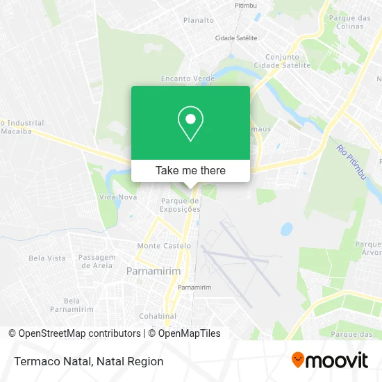 Termaco Natal map