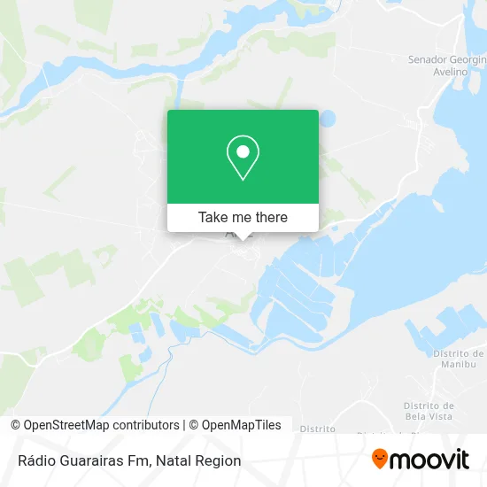 Rádio Guarairas Fm map