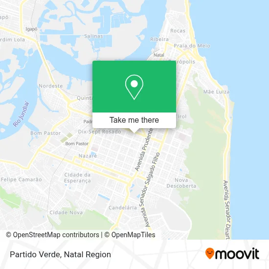Partido Verde map