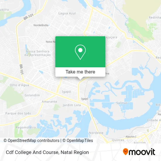 Cdf College And Course map