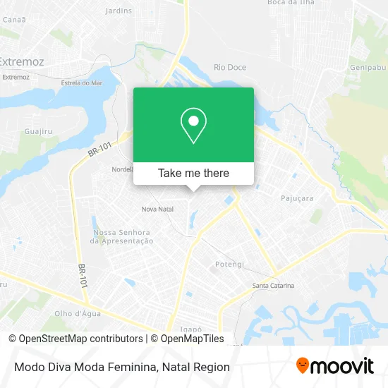 Modo Diva Moda Feminina map