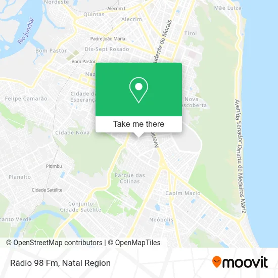 Rádio 98 Fm map