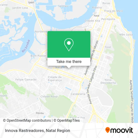 Innova Rastreadores map