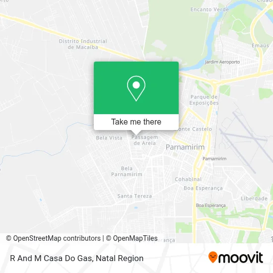R And M Casa Do Gas map