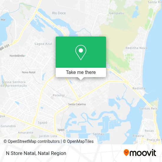 N Store Natal map