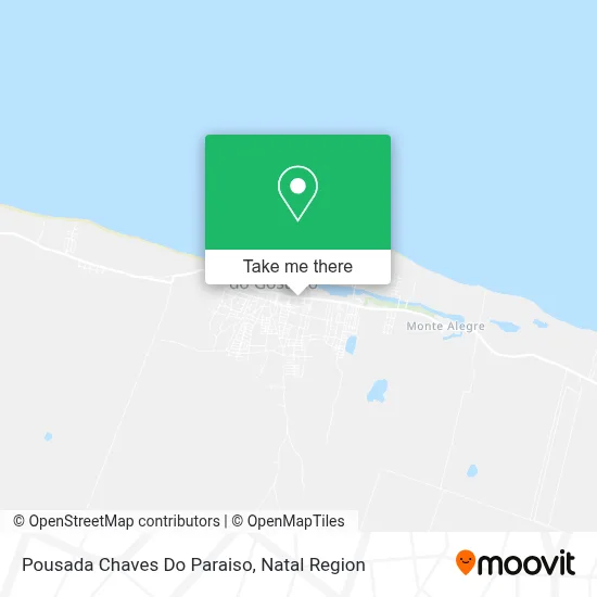 Pousada Chaves Do Paraiso map