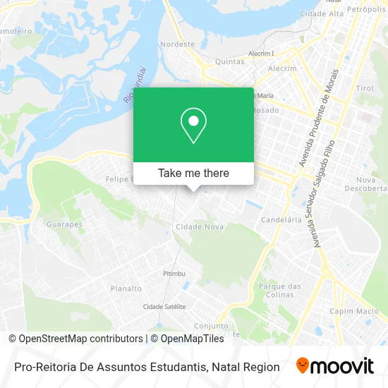Pro-Reitoria De Assuntos Estudantis map