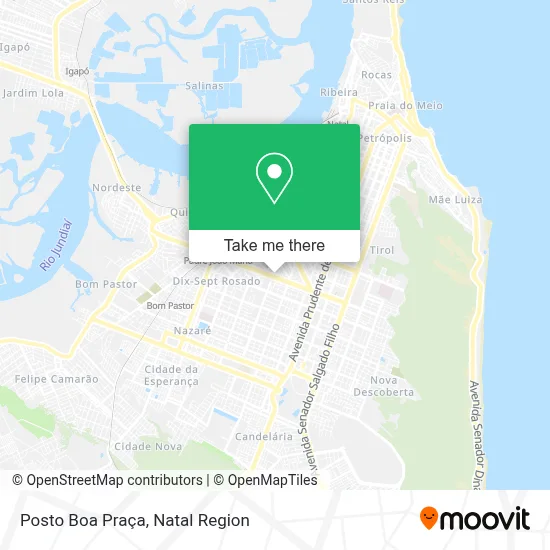 Posto Boa Praça map