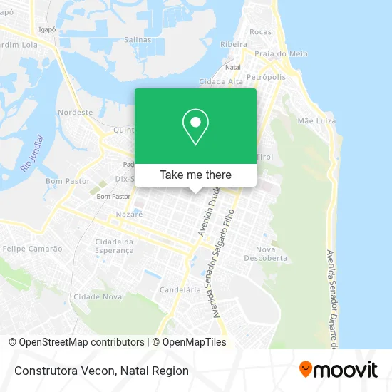 Construtora Vecon map