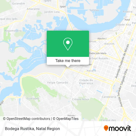 Bodega Rustika map
