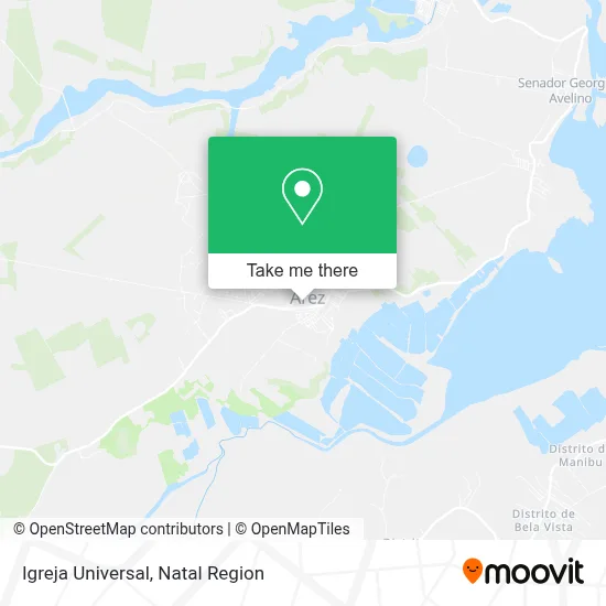 Igreja Universal map