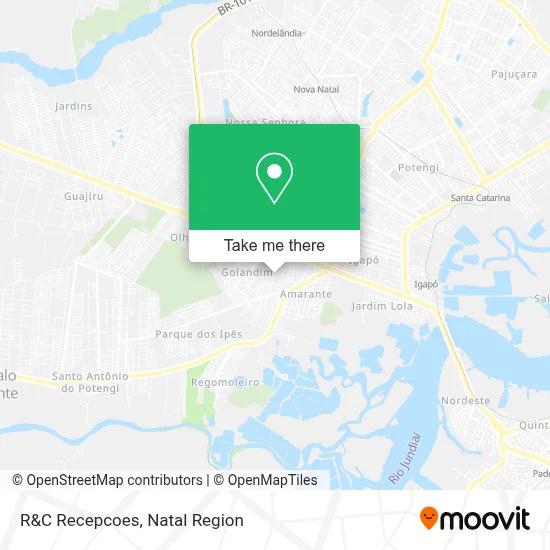 R&C Recepcoes map