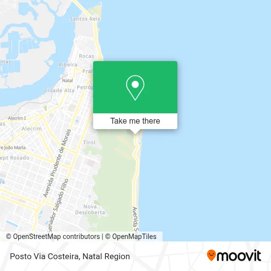 Posto Via Costeira map