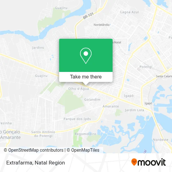 Extrafarma map
