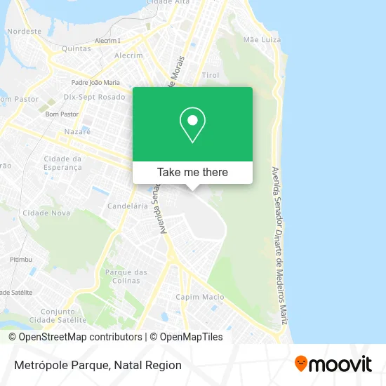 Metrópole Parque map