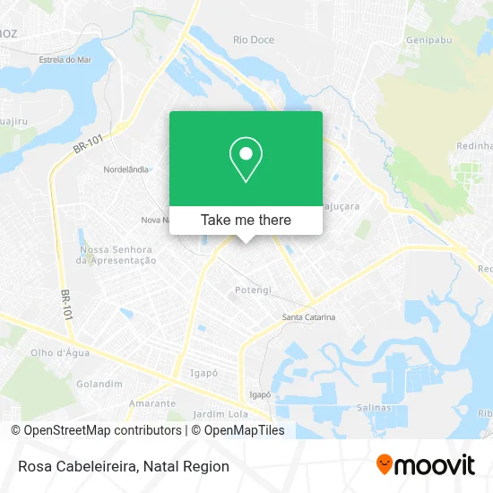 Rosa Cabeleireira map