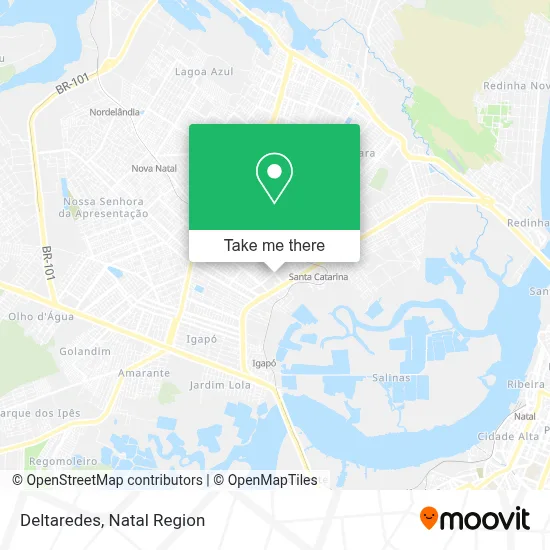 Deltaredes map