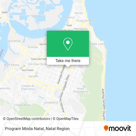Program Moda Natal map