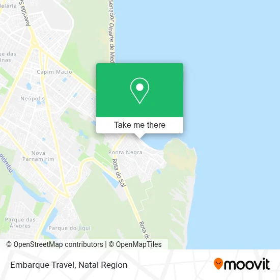 Embarque Travel map