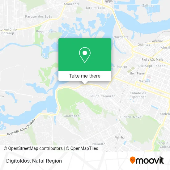 Digitoldos map