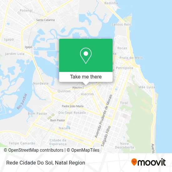 Rede Cidade Do Sol map