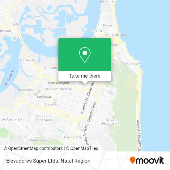 Elevadores Super Ltda map