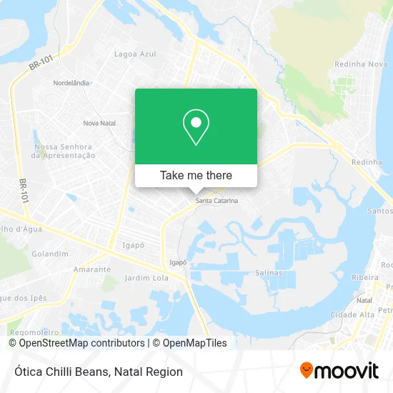 Ótica Chilli Beans map