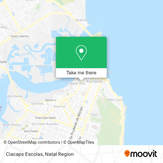Ciacaps Escolas map