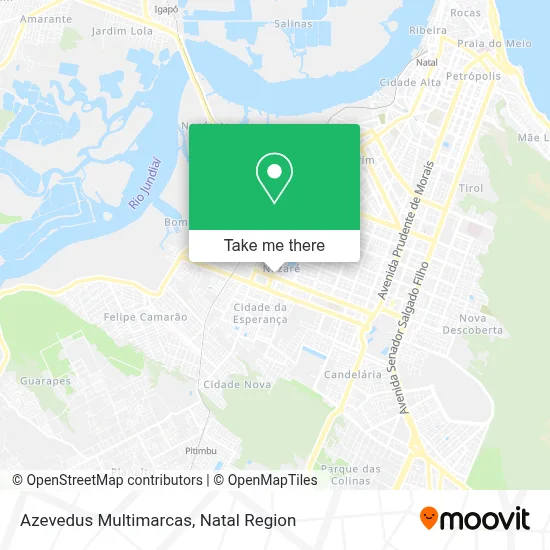 Azevedus Multimarcas map