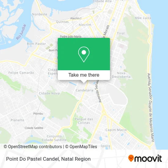 Point Do Pastel Candel map