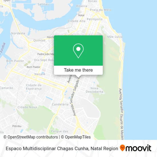 Espaco Multidisciplinar Chagas Cunha map