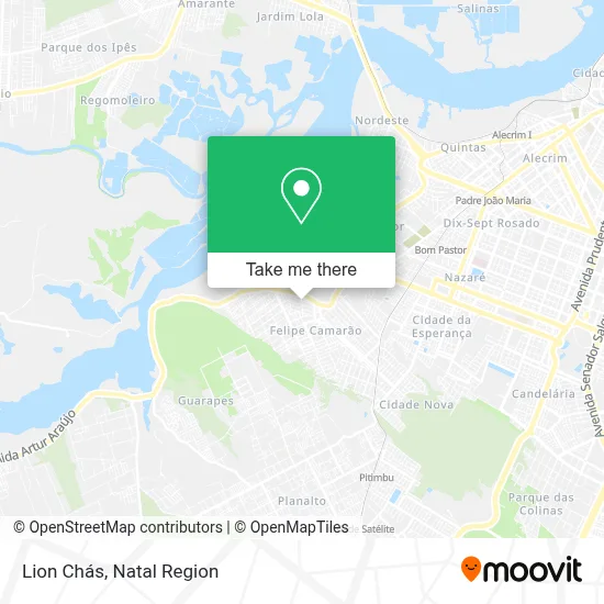 Lion Chás map