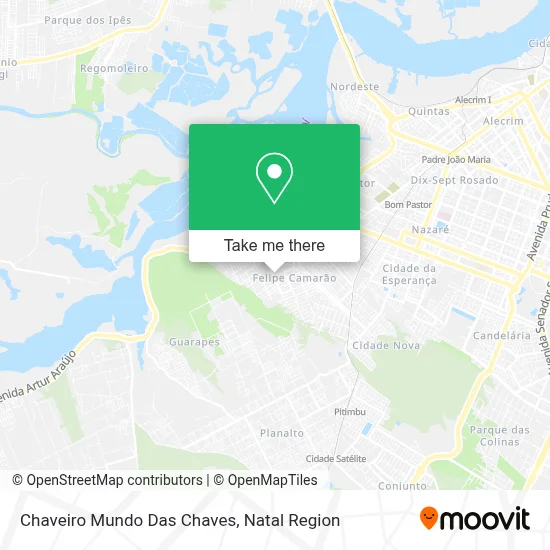 Chaveiro Mundo Das Chaves map