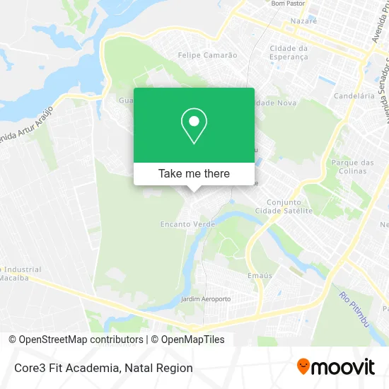 Core3 Fit Academia map