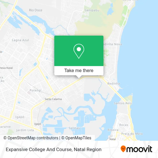 Expansive College And Course map