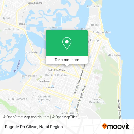 Pagode Do Gilvan map