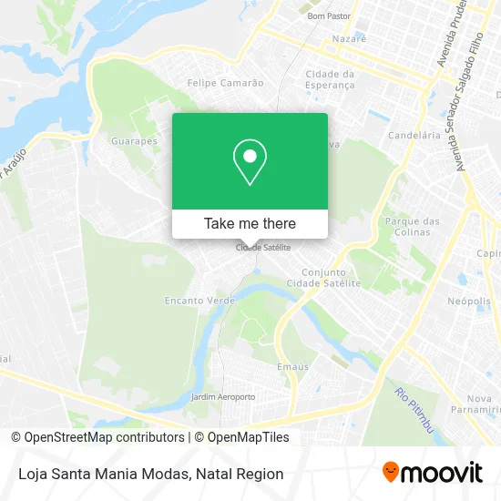 Loja Santa Mania Modas map