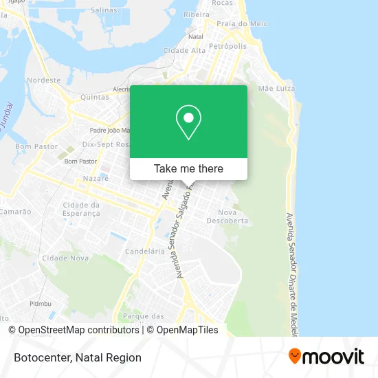Botocenter map