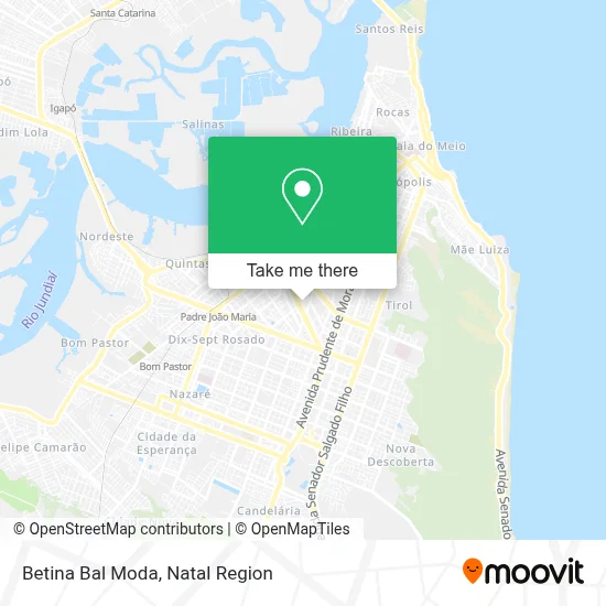 Betina Bal Moda map