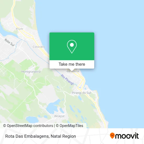 Rota Das Embalagens map