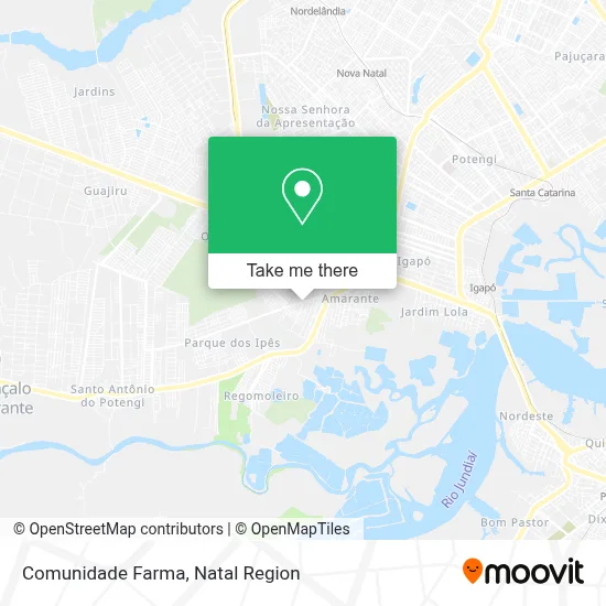 Comunidade Farma map