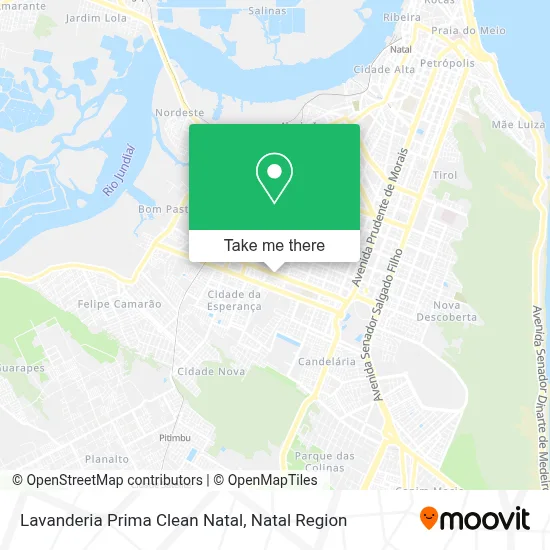 Lavanderia Prima Clean Natal map
