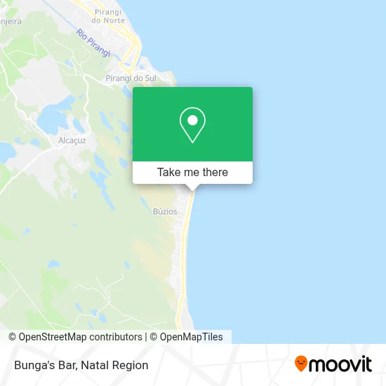 Bunga's Bar map