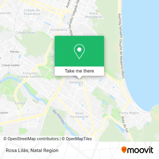 Rosa Lilás map