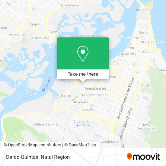 Defad Quintas map